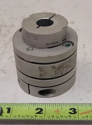 MIKI PULLEY SFC-050 FLEXIBLE COUPLING (OAL 2.32IN, BODY DIA 2.19IN, BORE DIA 14MM/1.5IN) - undefined