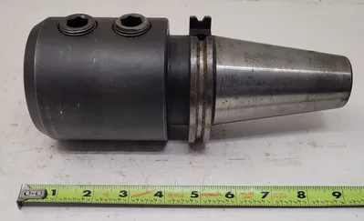 VALENITE V50CT-E200 CAT50 END MILL TOOL HOLDER (2" SHANK CAPACITY, COOLANT THROUGH) - undefined