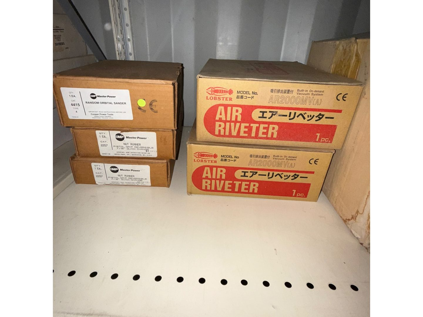 BULK INVENTORY OF INDUSTRIAL PARTS AND TOOLS - undefined