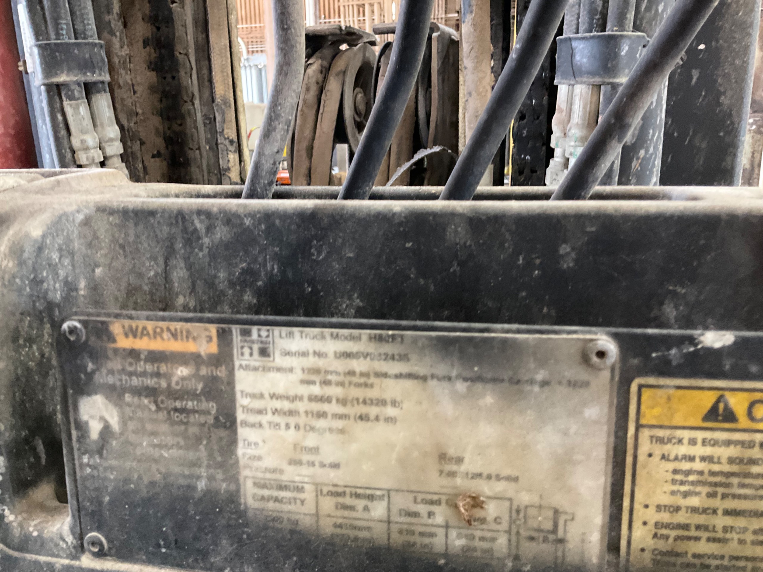 HYSTER H80FT SIT-DOWN FORKLIFT - undefined