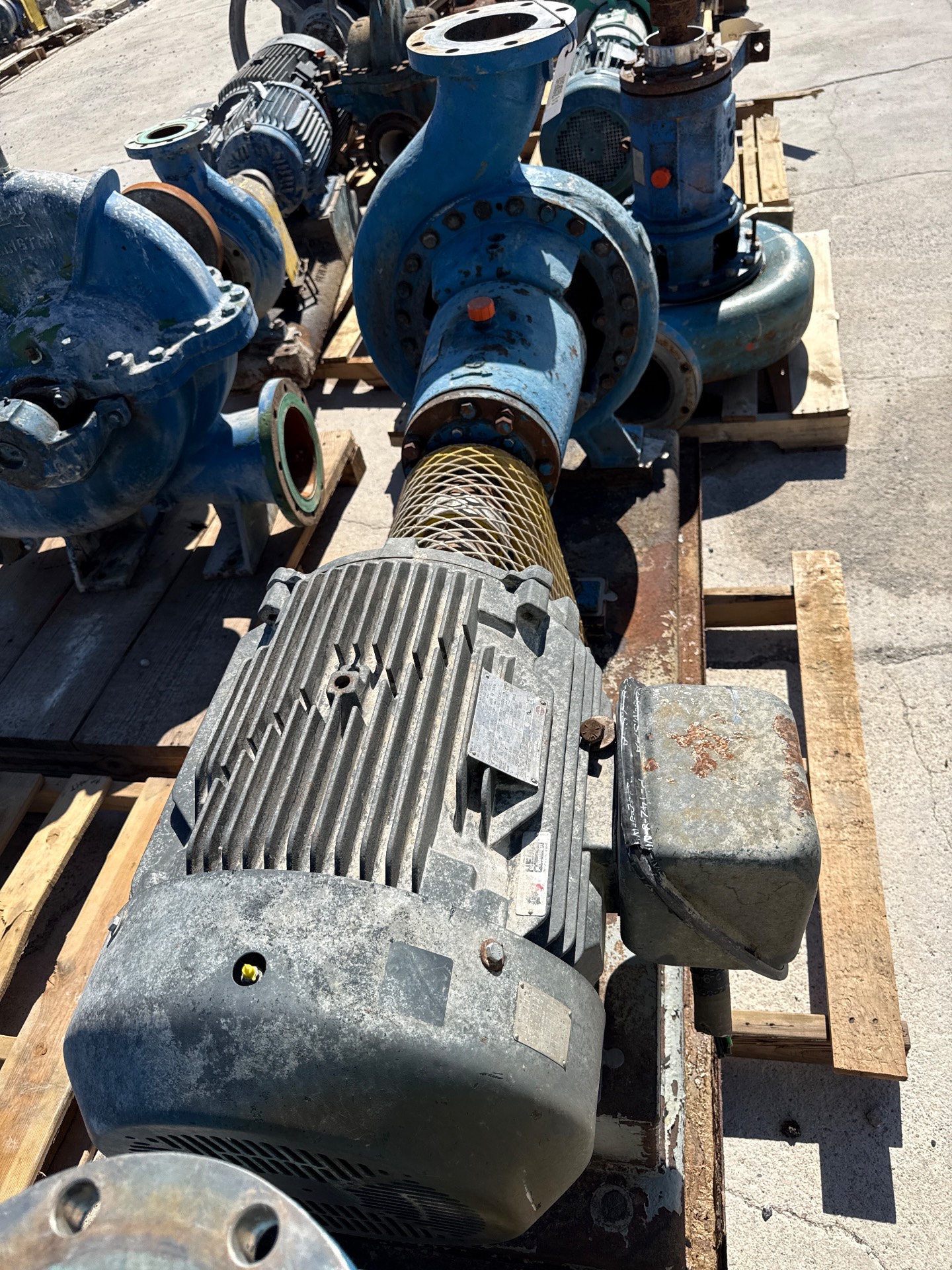 GOULDS 3196 PUMP & 100 HP MOTOR ASSEMBLY - undefined