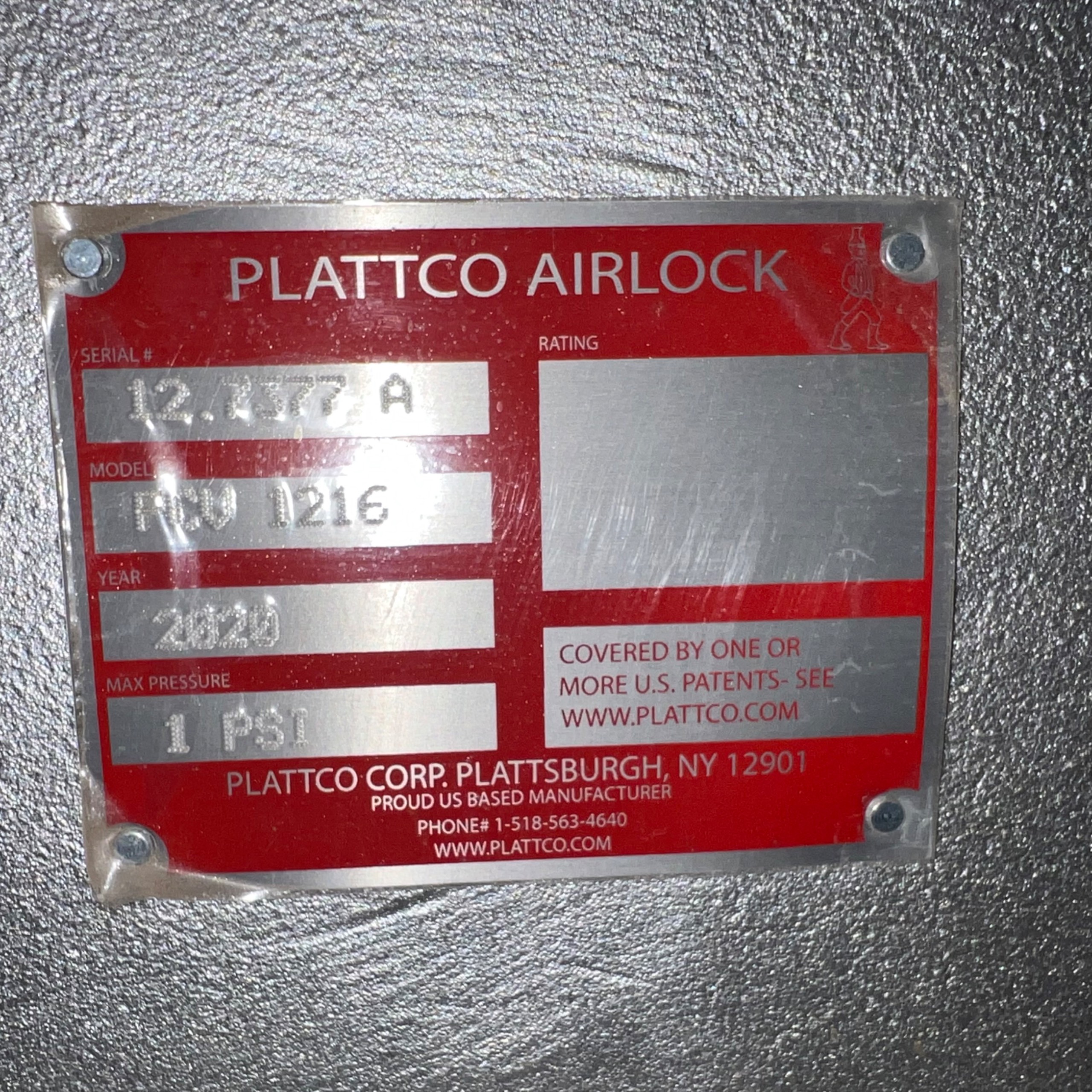 2020 PLATTCO AIRLOCK PCV 1216 ROTARY AIRLOCK VALVE - undefined