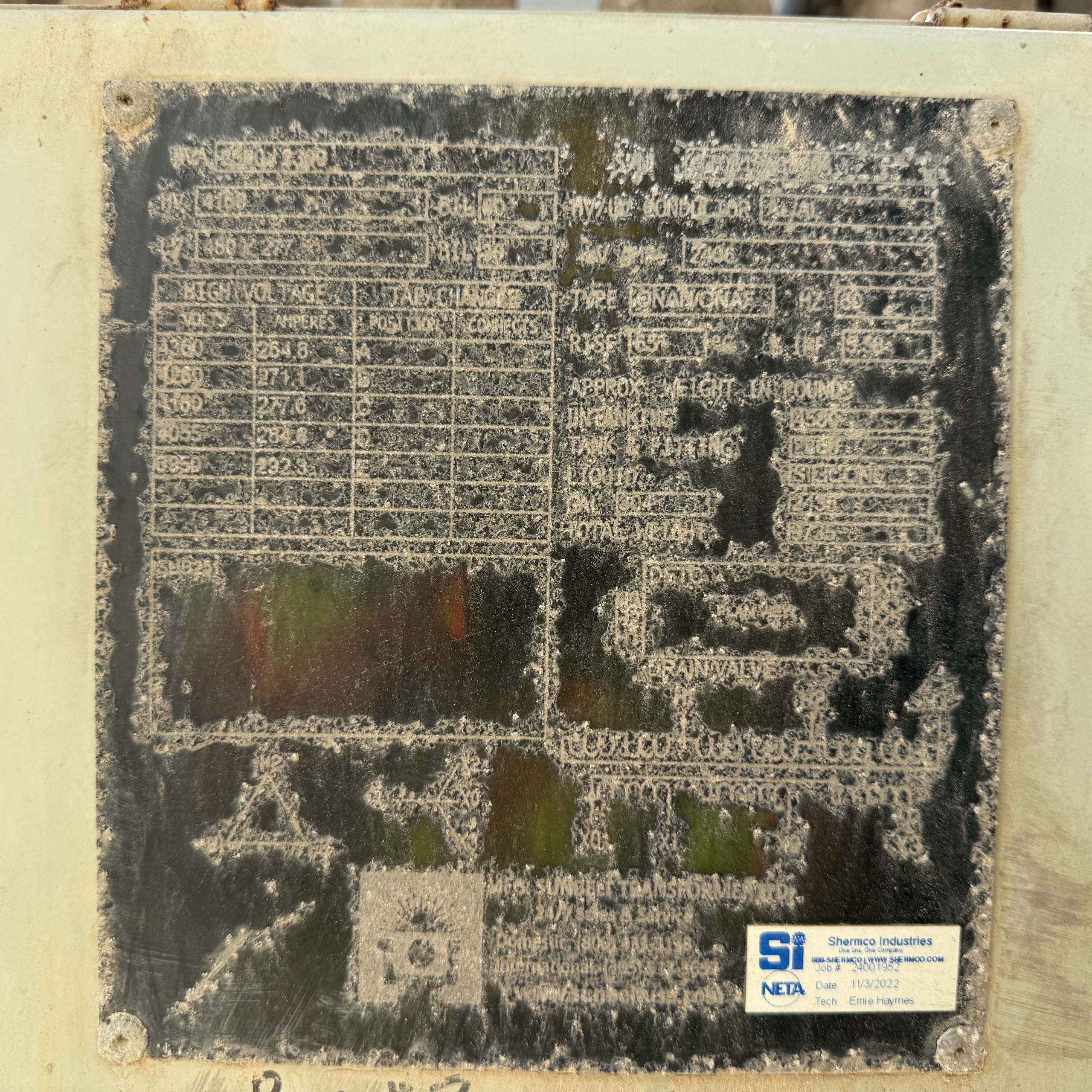 SUNBELT 2000KVA OIL FILLED TRANSFORMER - undefined