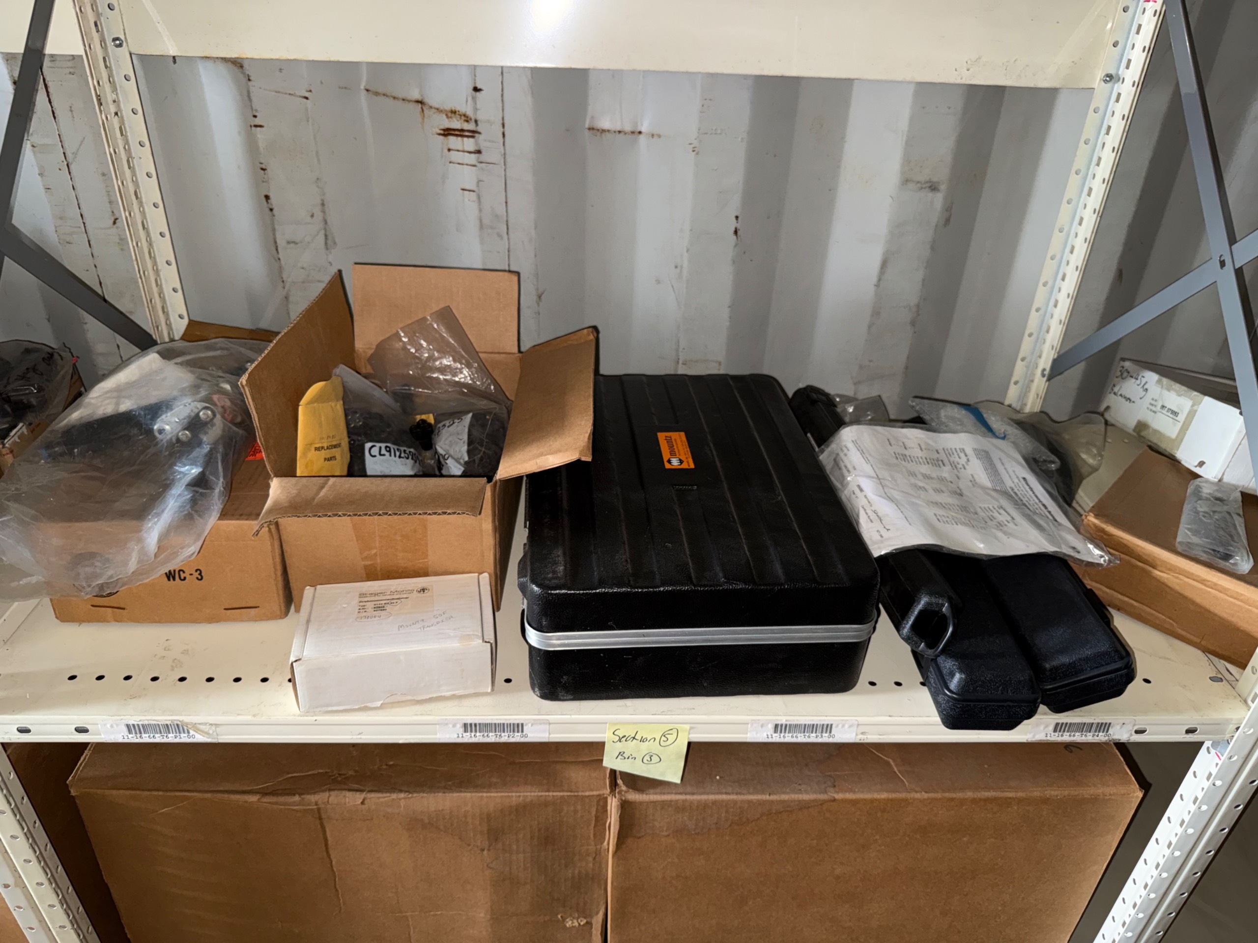 BULK INVENTORY OF INDUSTRIAL PARTS AND TOOLS - undefined