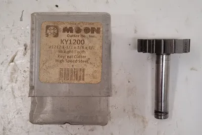 MOON CUTTER KY1200 HSS STRAIGHT TOOTH KEYSEAT CUTTER 1-1/2 X 3/8 X 1/2 IN. - undefined