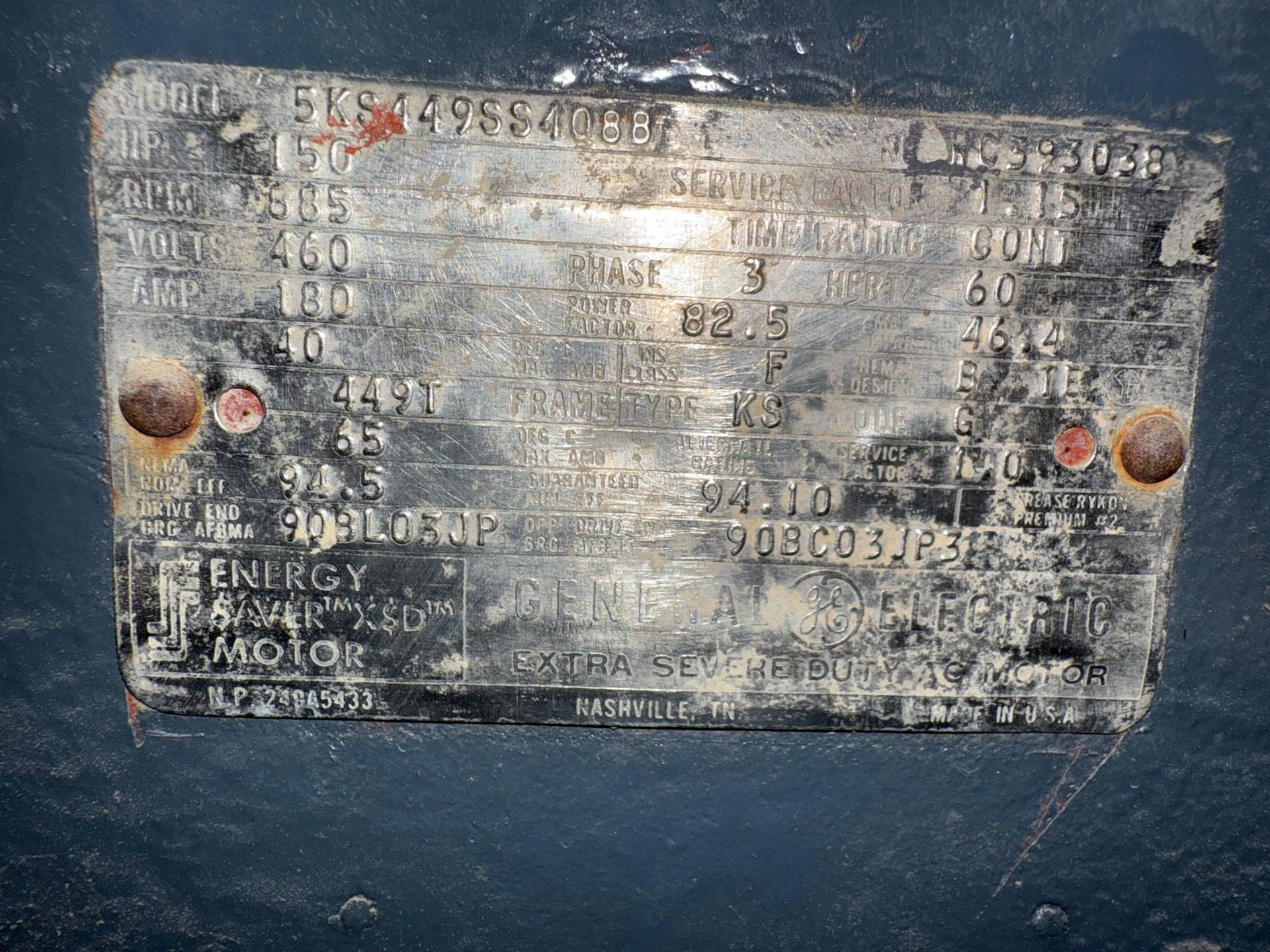 GENERAL ELECTRIC 5KS449SS4088 AC MOTOR - undefined