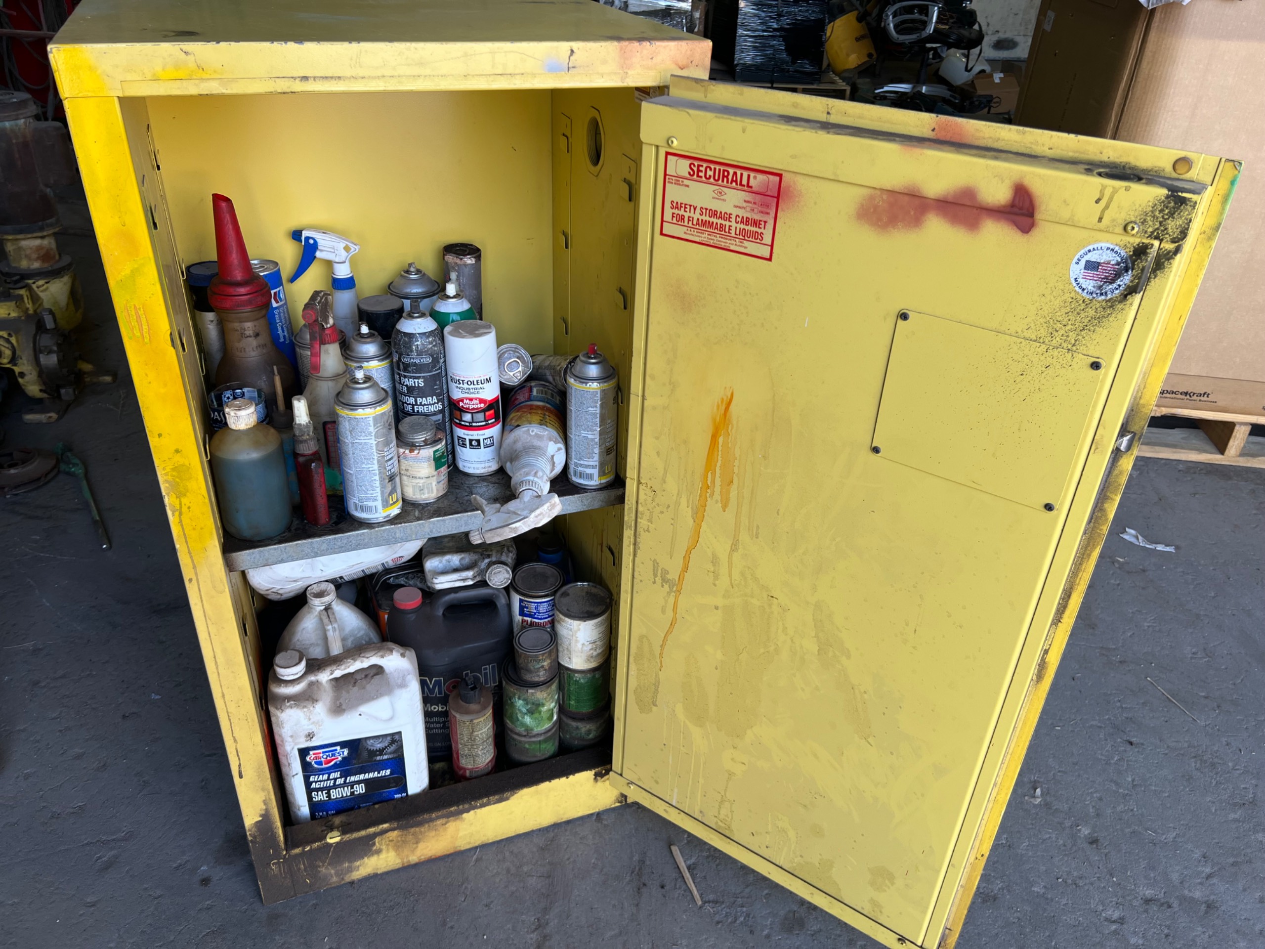 SECURALL A110 FLAME PROOF STORAGE CABINET - undefined