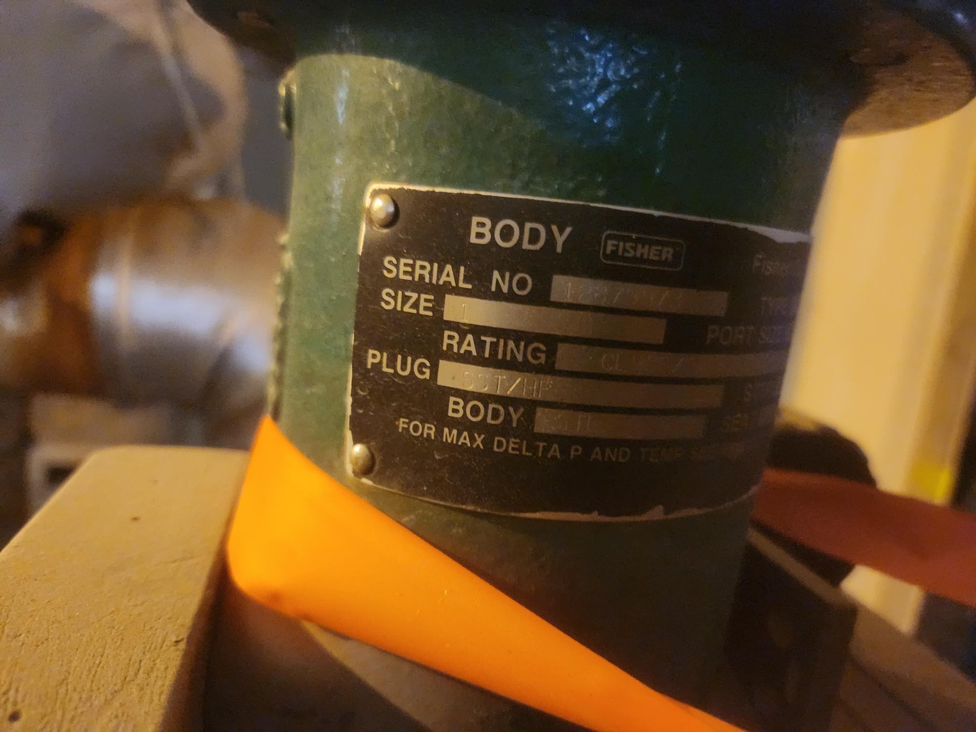 FISHER HPS CONTROL VALVE & 657 ACTUATOR ASSEMBLY - undefined