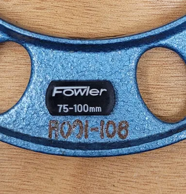 FOWLER MICROMETER 75-100MM (COMES IN WOOD BOX) - undefined