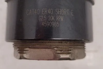 ISCAR CAT40 ER40 SHORT E COLLET CHUCK G2.5 20K RPM TOOL HOLDER - undefined