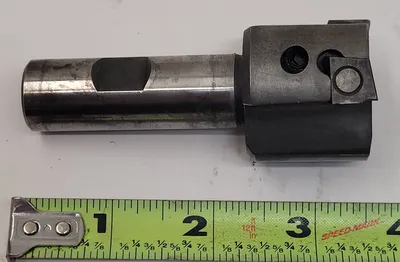 HERTEL INDEXABLE FACE MILL, 3 FLUTE, 3.50IN OAL, .75IN SHANK DIA, 1.45IN HEAD DIA - undefined