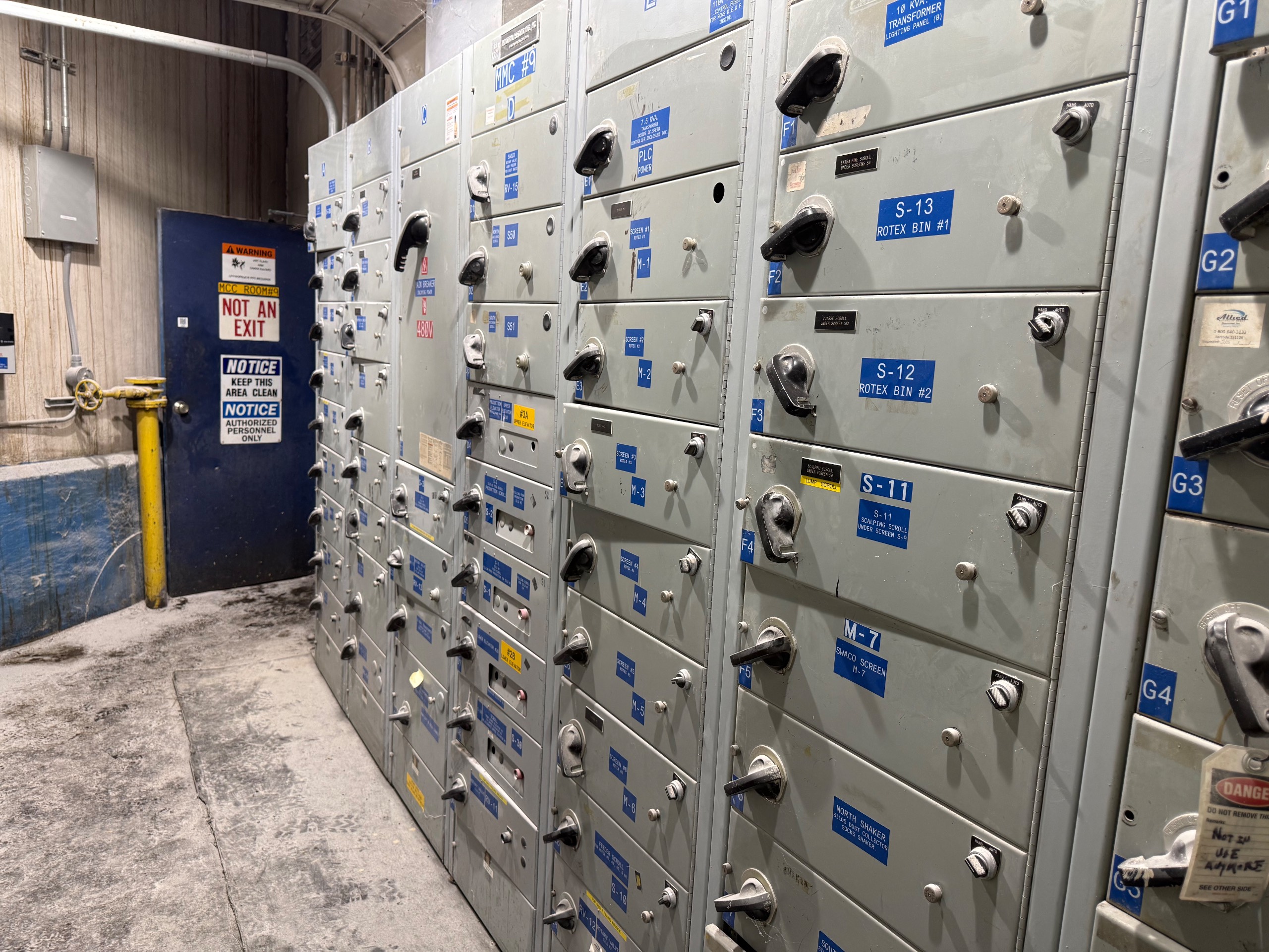 CONTENTS OF ELECTRICAL ROOM - undefined