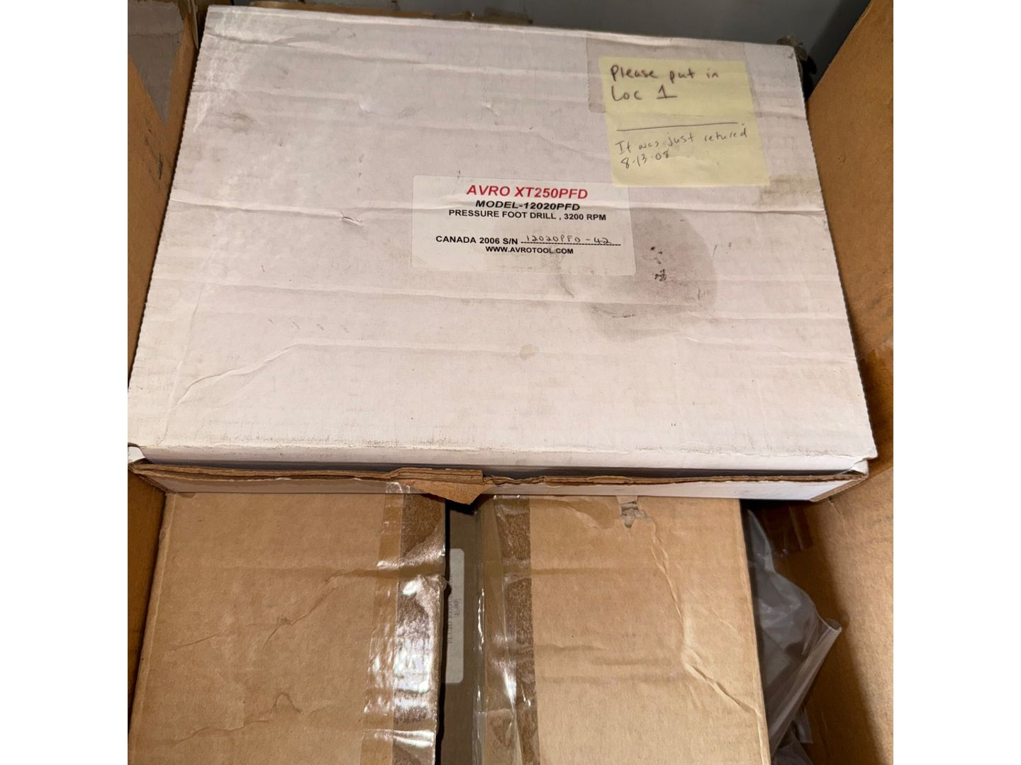 BULK INVENTORY OF INDUSTRIAL PARTS AND TOOLS - undefined