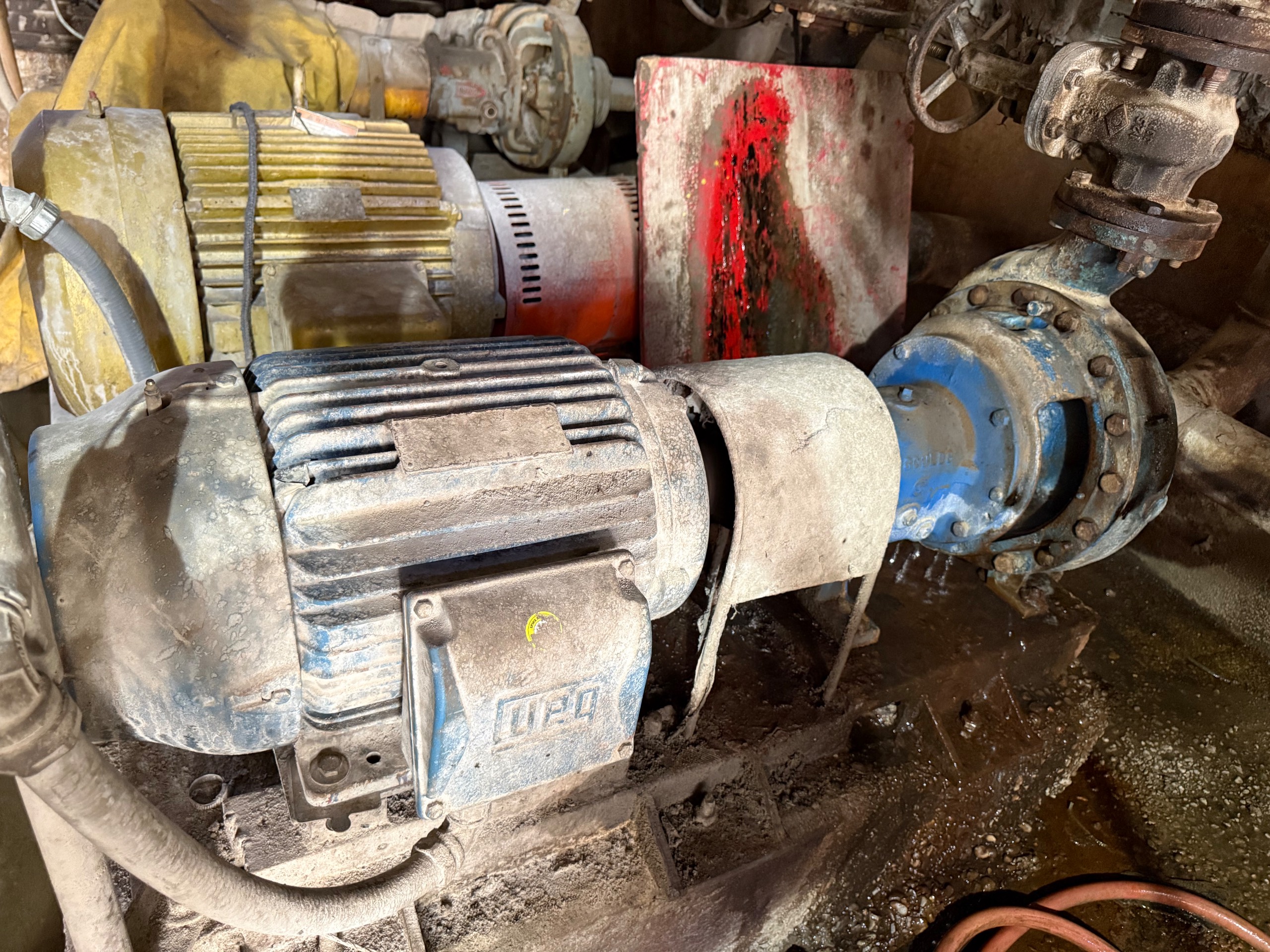 GOULDS PUMP & 25HP MOTOR ASSEMBLY - undefined