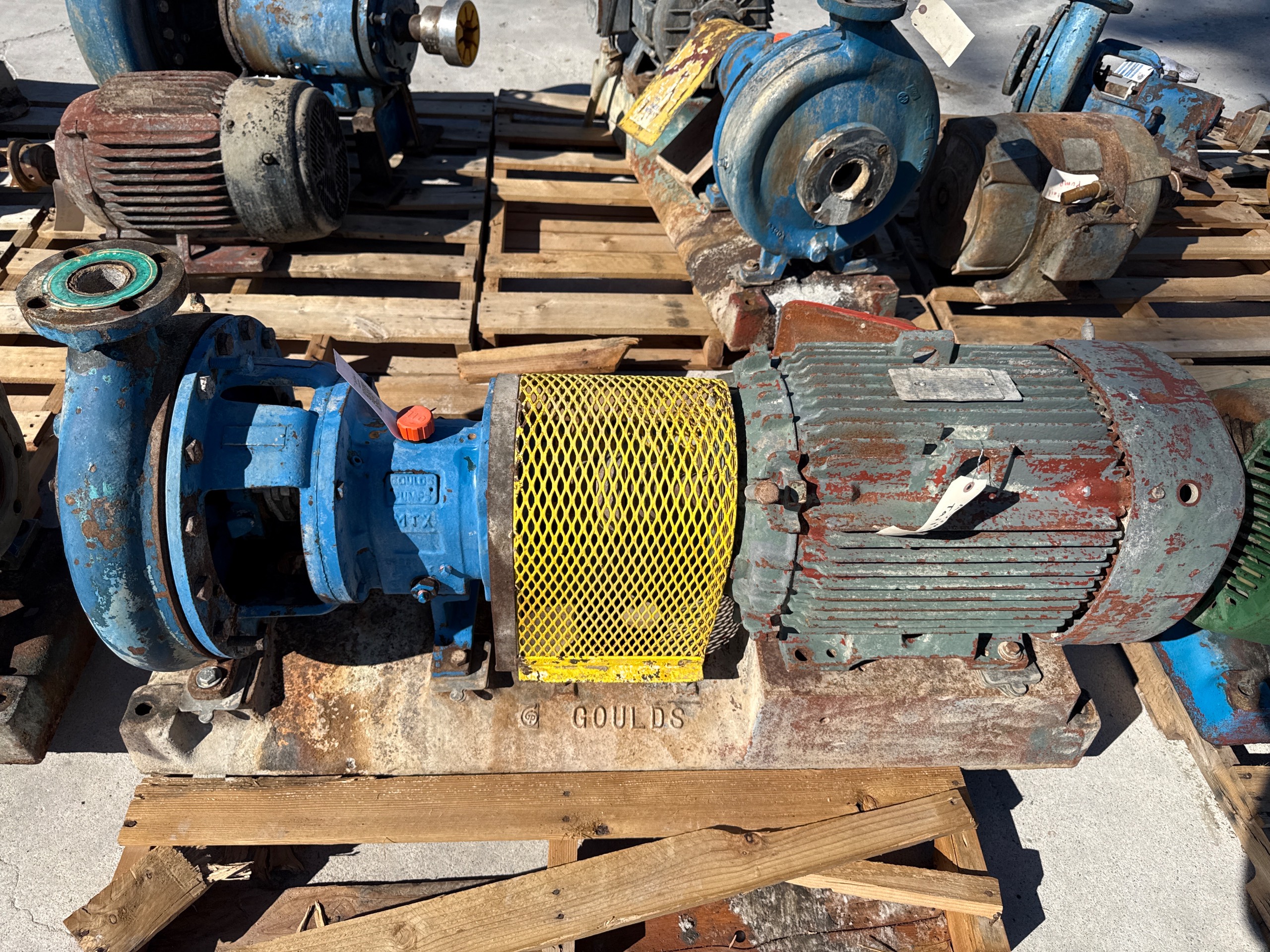 GOULDS PUMP & 30 HP MOTOR ASSEMBLY - undefined