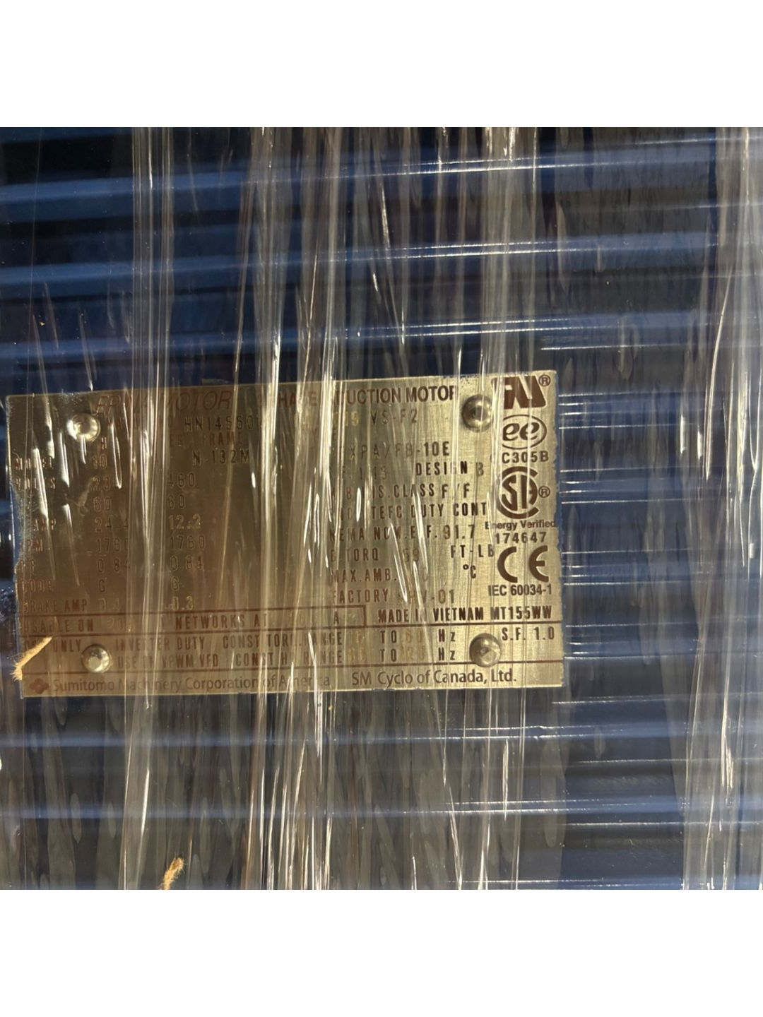 2020 SUMITOMO CHHMS10-6175YB-EP-B-43 MOTOR & GEARBOX ASSEMBLY - undefined