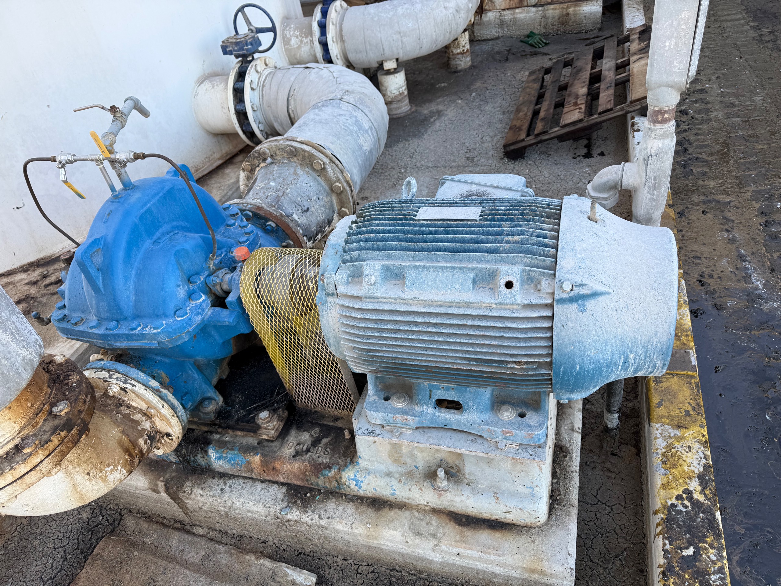 GOULDS 3410M PUMP & 100HP MOTOR ASSEMBLY - undefined