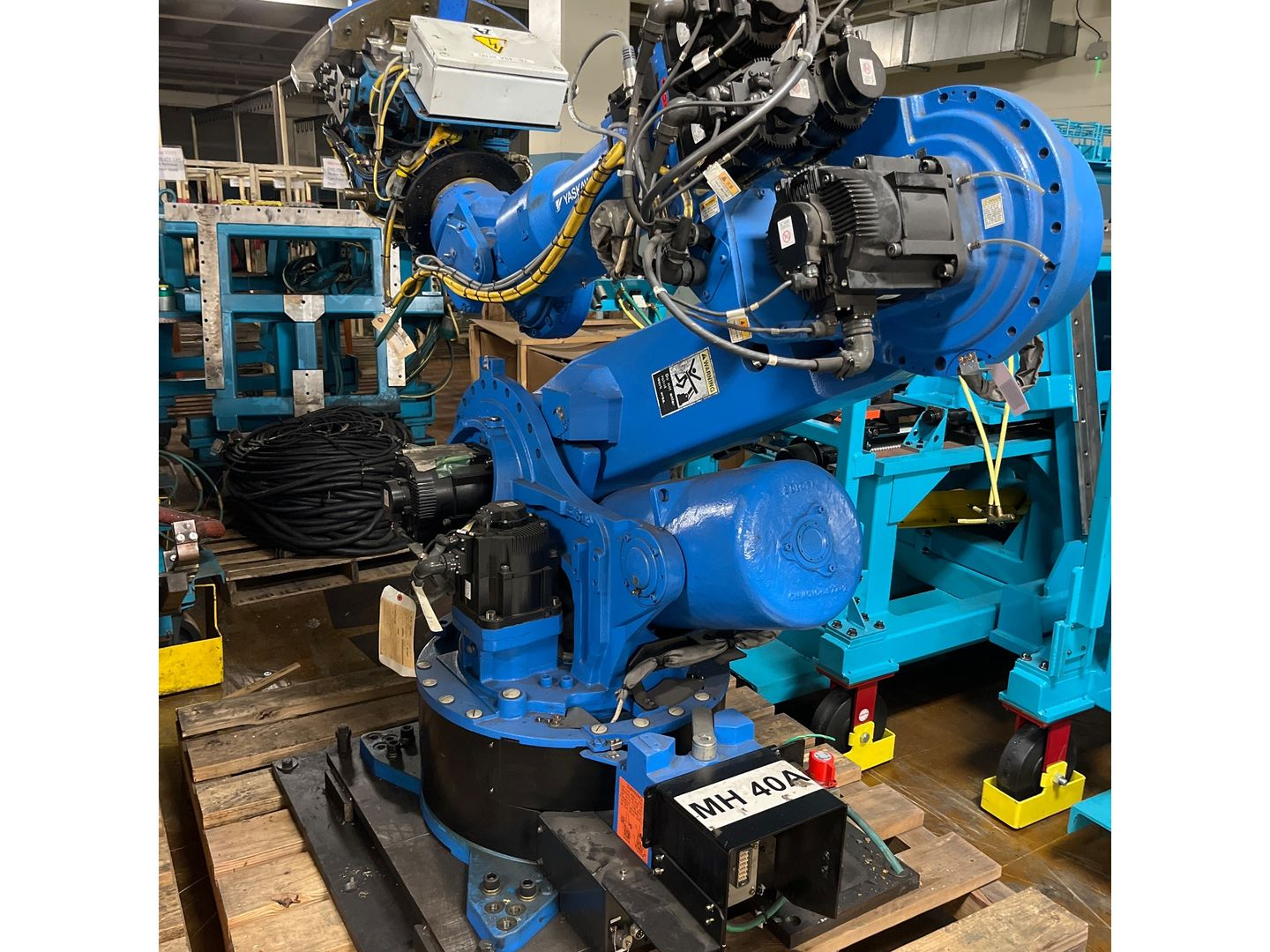 2014 YASKAWA MOTOMAN ES280D ARTICULATED ROBOT & DX100 CONTROLLER ASSEMBLY - undefined