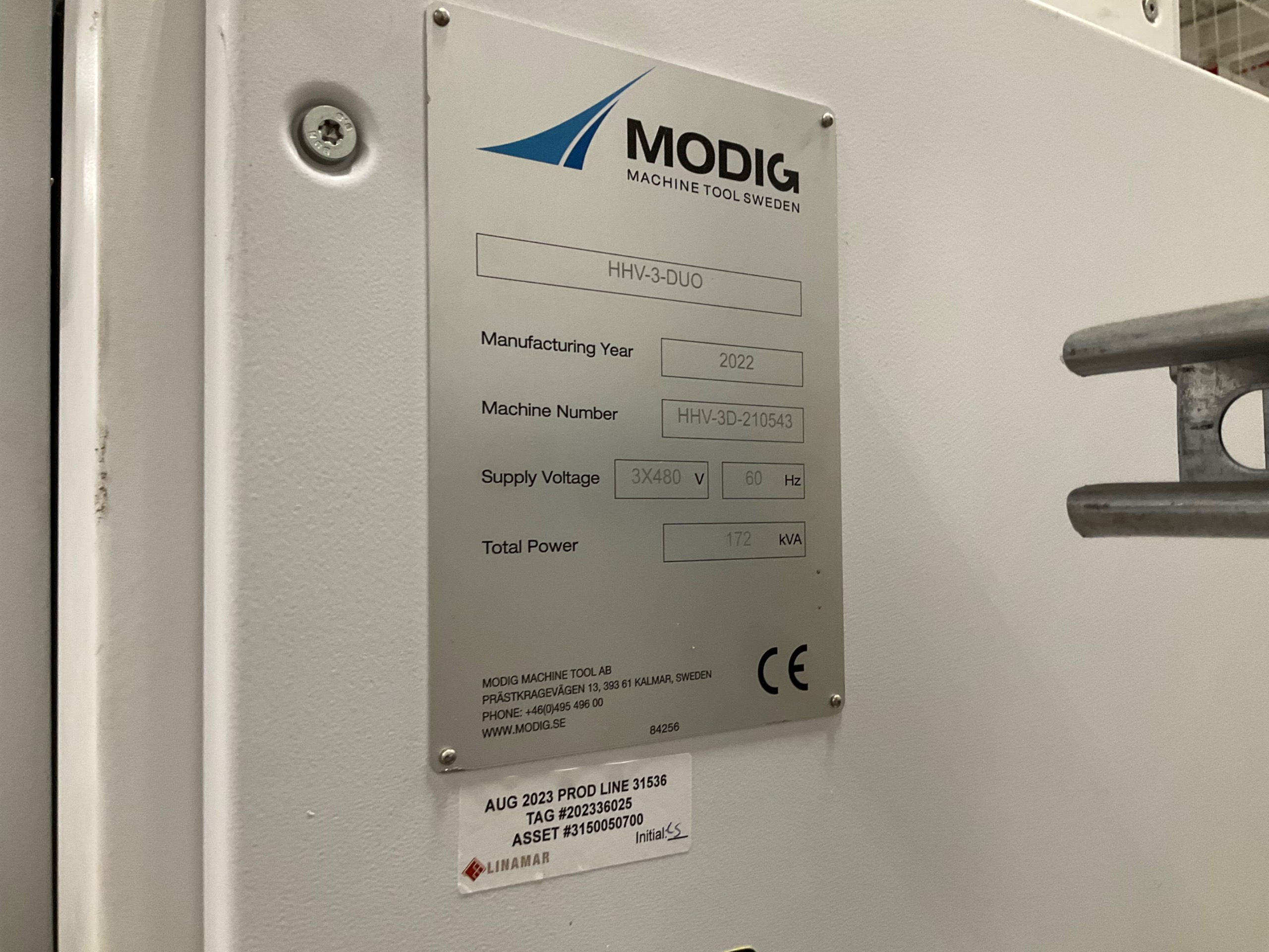 2022 MODIG HHV-3-DUO HORIZONTAL MACHINING CENTER - undefined