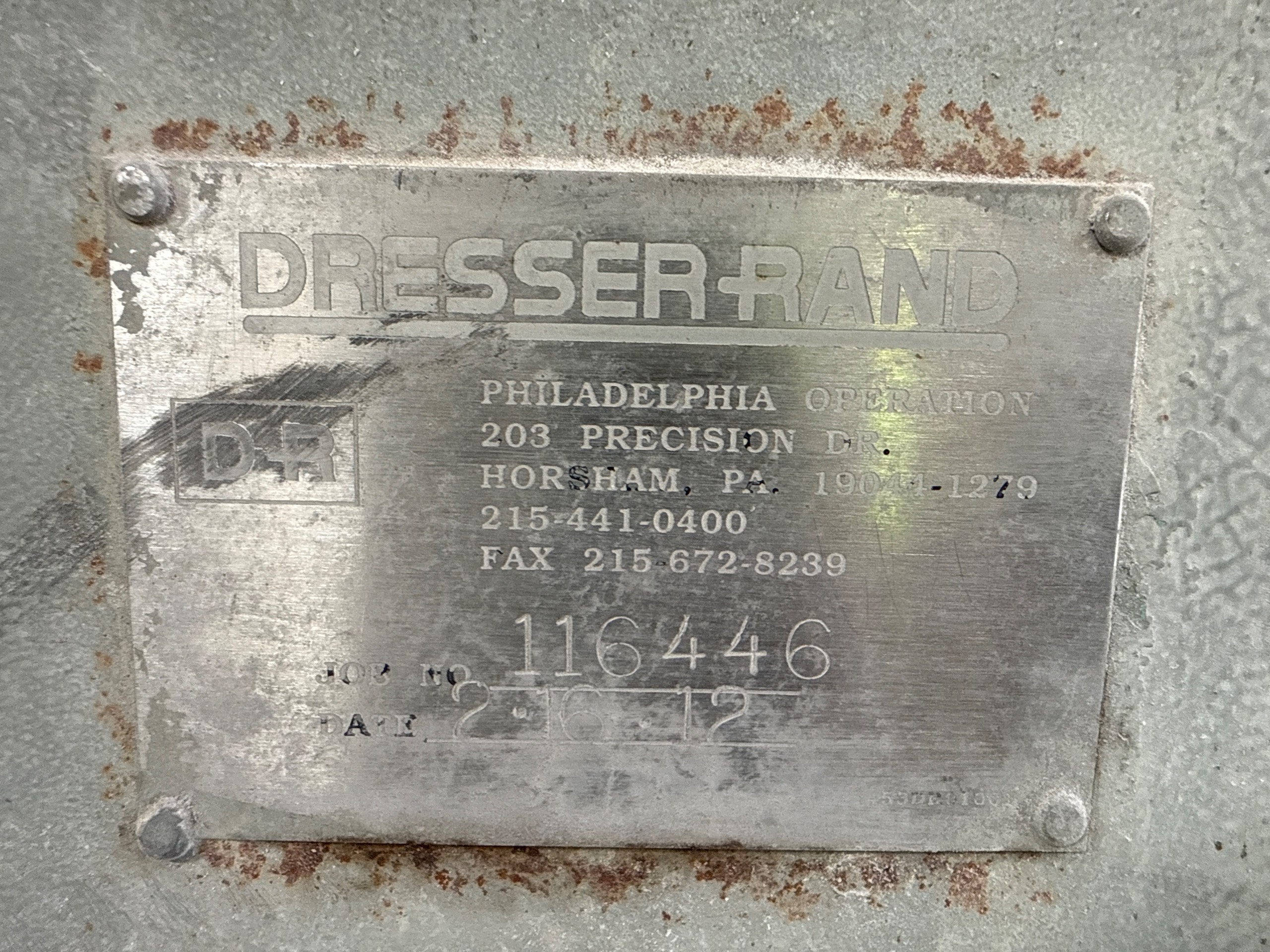 2012 DRESSER-RAND AXI SCREW GAS COMPRESSOR - undefined