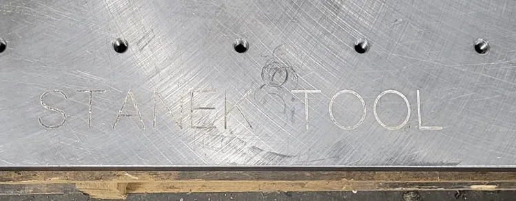 2023 STANEK 2023 FIXTURE PLATE T&A 48X36X1-3/8IN, 708LBS, 3-1/2IN HOLE, 90X 1/2IN HOLES - undefined