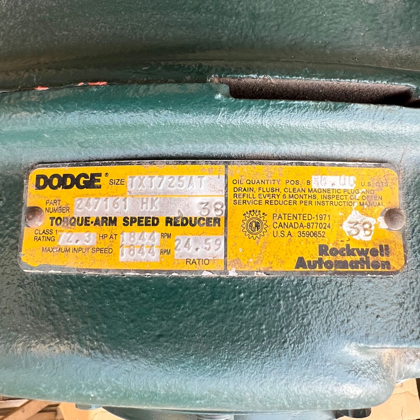 DODGE TXT725AT TORQUE-ARM SPEED REDUCER - undefined