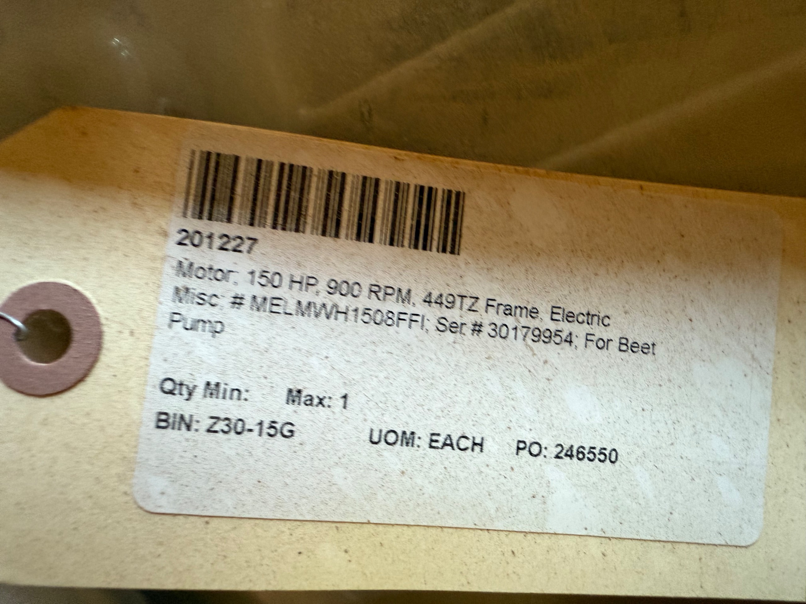 TATUNG WH1508FFLX AC MOTOR - undefined