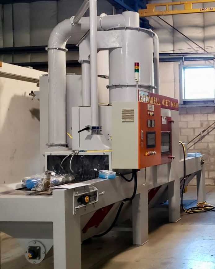 2021 GROWELL VIETNAM GSS-1000-8SG CONVEYOR SAND BLASTING MACHINE - undefined