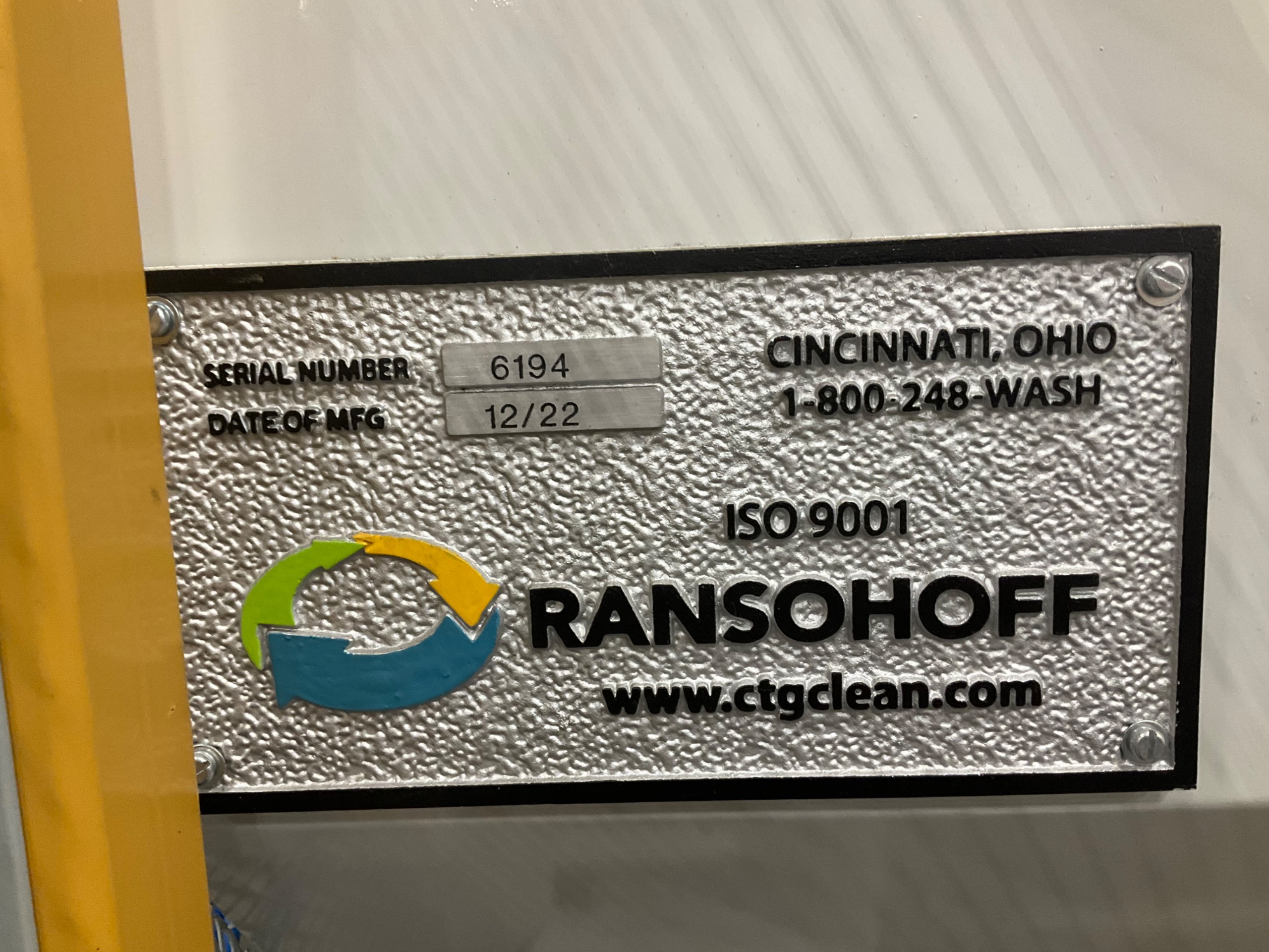 2022 RANSOHOFF LEANVEYOR PARTS WASHING MACHINE - undefined