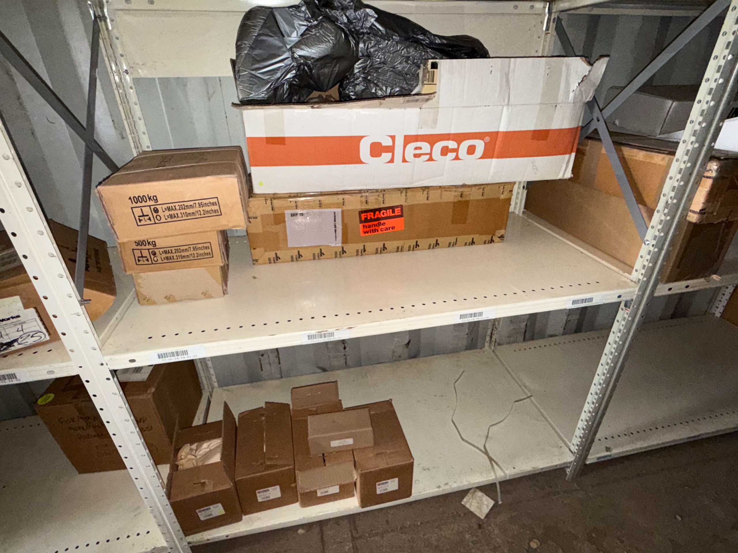 BULK INVENTORY OF INDUSTRIAL PARTS AND TOOLS - undefined