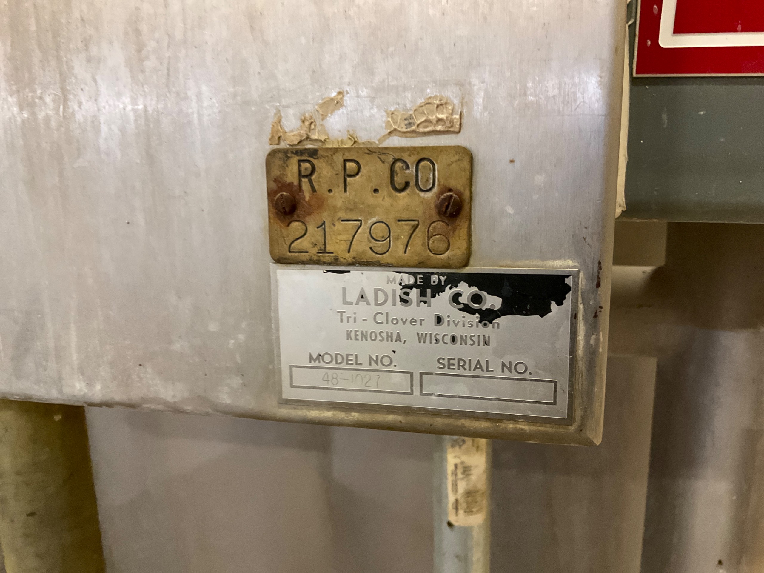 LADISH CO. 48-1027 SHEAR MIXER TANK - undefined