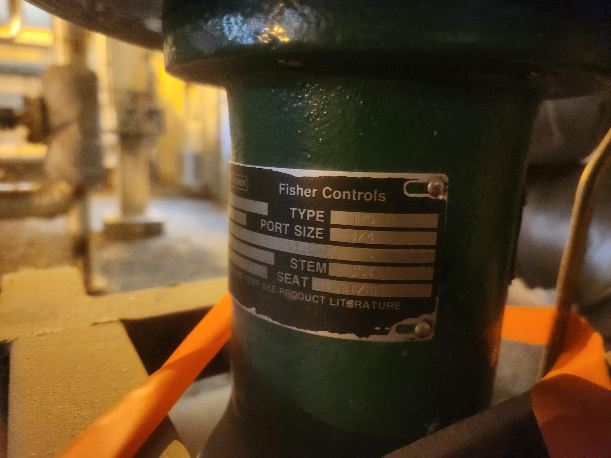 FISHER HPS CONTROL VALVE & 657 ACTUATOR ASSEMBLY - undefined