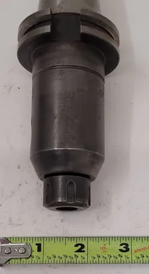 POLAND 7636-40 CAT40 TAPER TOOL HOLDER OAL: 8.5” GAUGE LENGTH: 3.75” ARBOR DIA: .75” - undefined