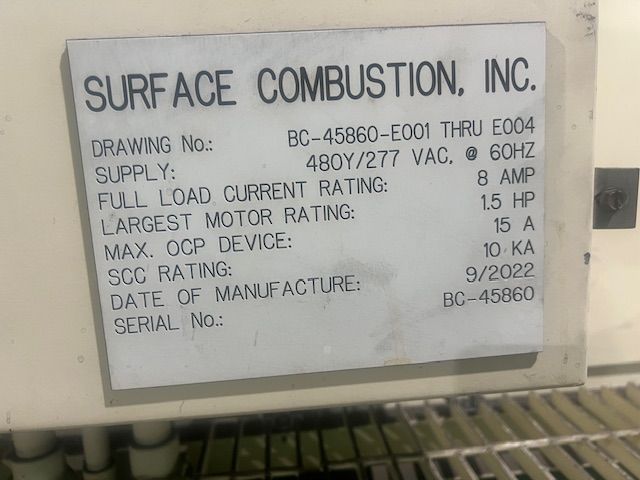 2022 SURFACE COMBUSTION INC 24-36-24 DEDP-SYS #1 CHARGE CAR - undefined