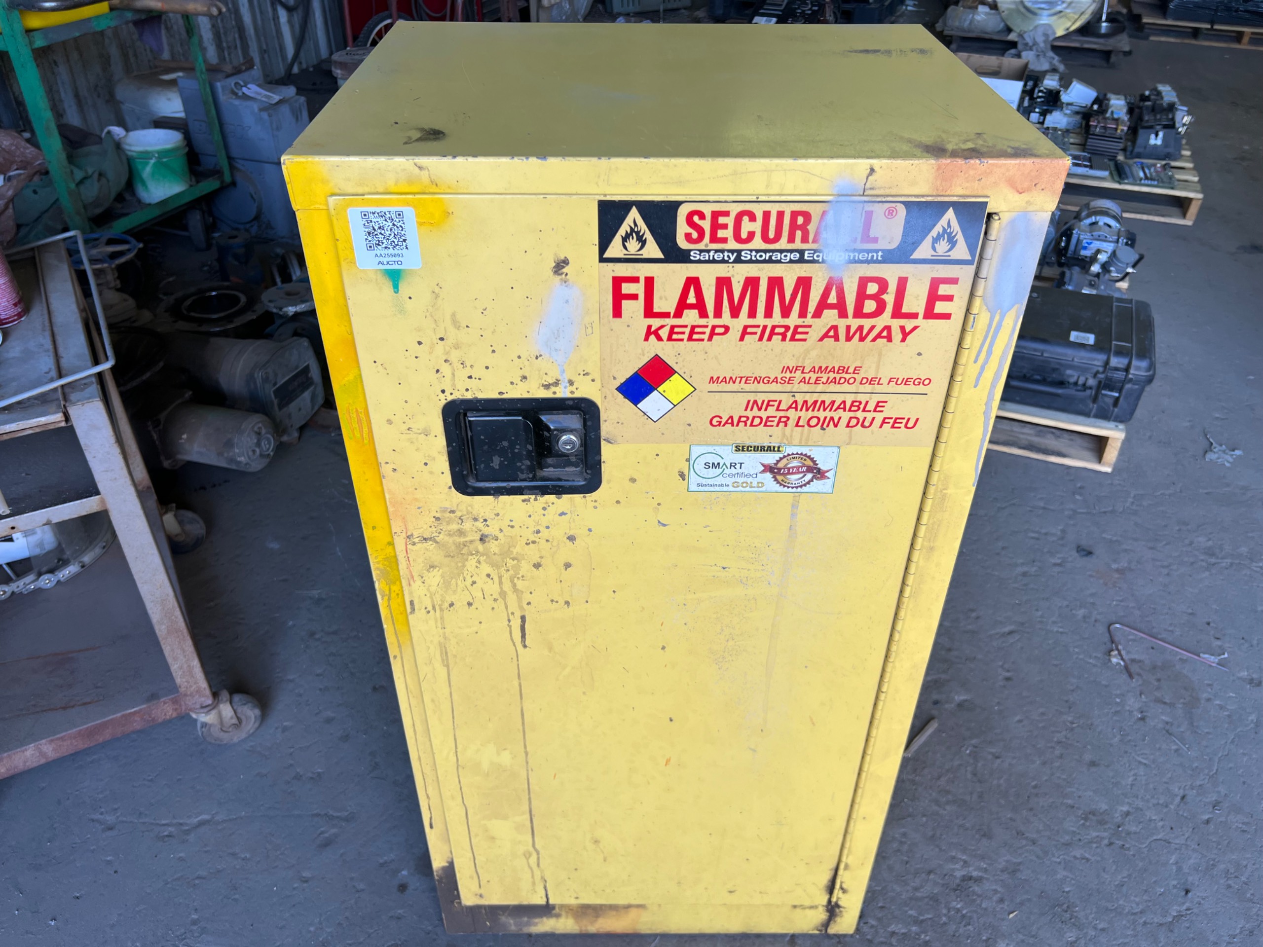 SECURALL A110 FLAME PROOF STORAGE CABINET - undefined