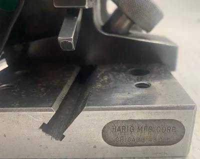 HARIG OD TURN FIXTURE, 7 IN DISTANCE BETWEEN CENTERS, 6 IN SWING, 115V, 180/360 RPM WHEEL - undefined