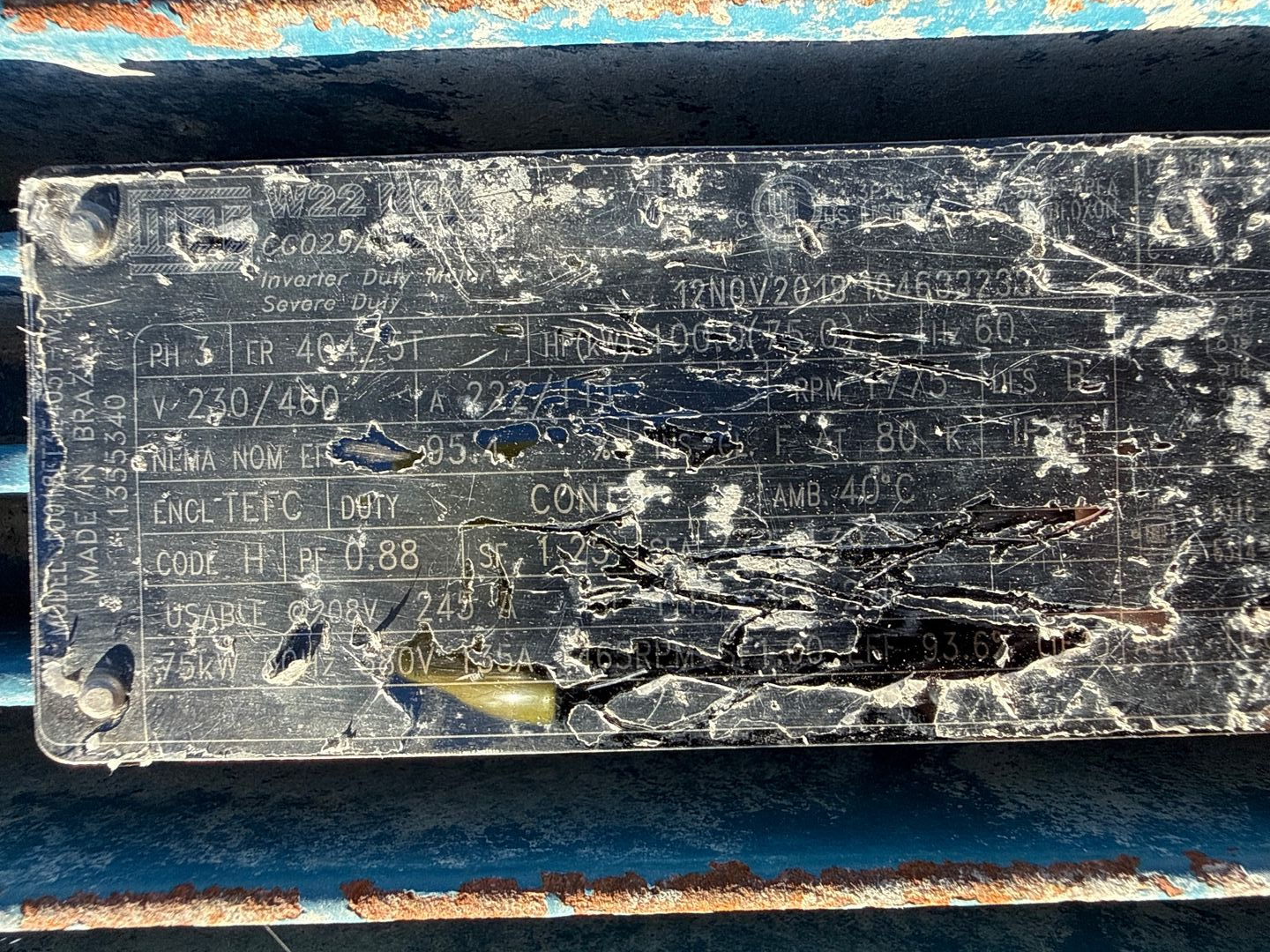 PUMP & 100 HP MOTOR ASSEMBLY - undefined