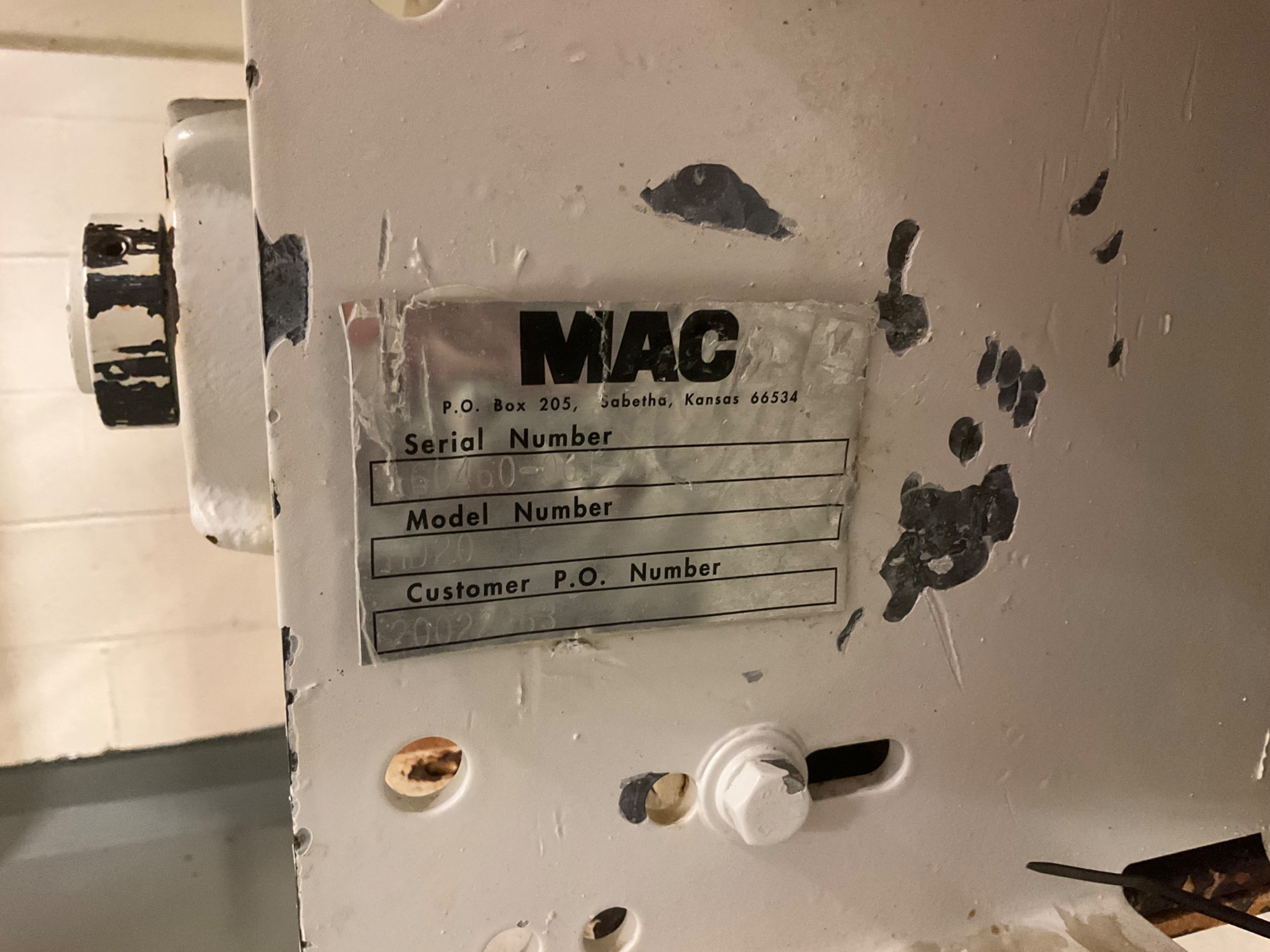 MAC DUST COLLECTOR - undefined