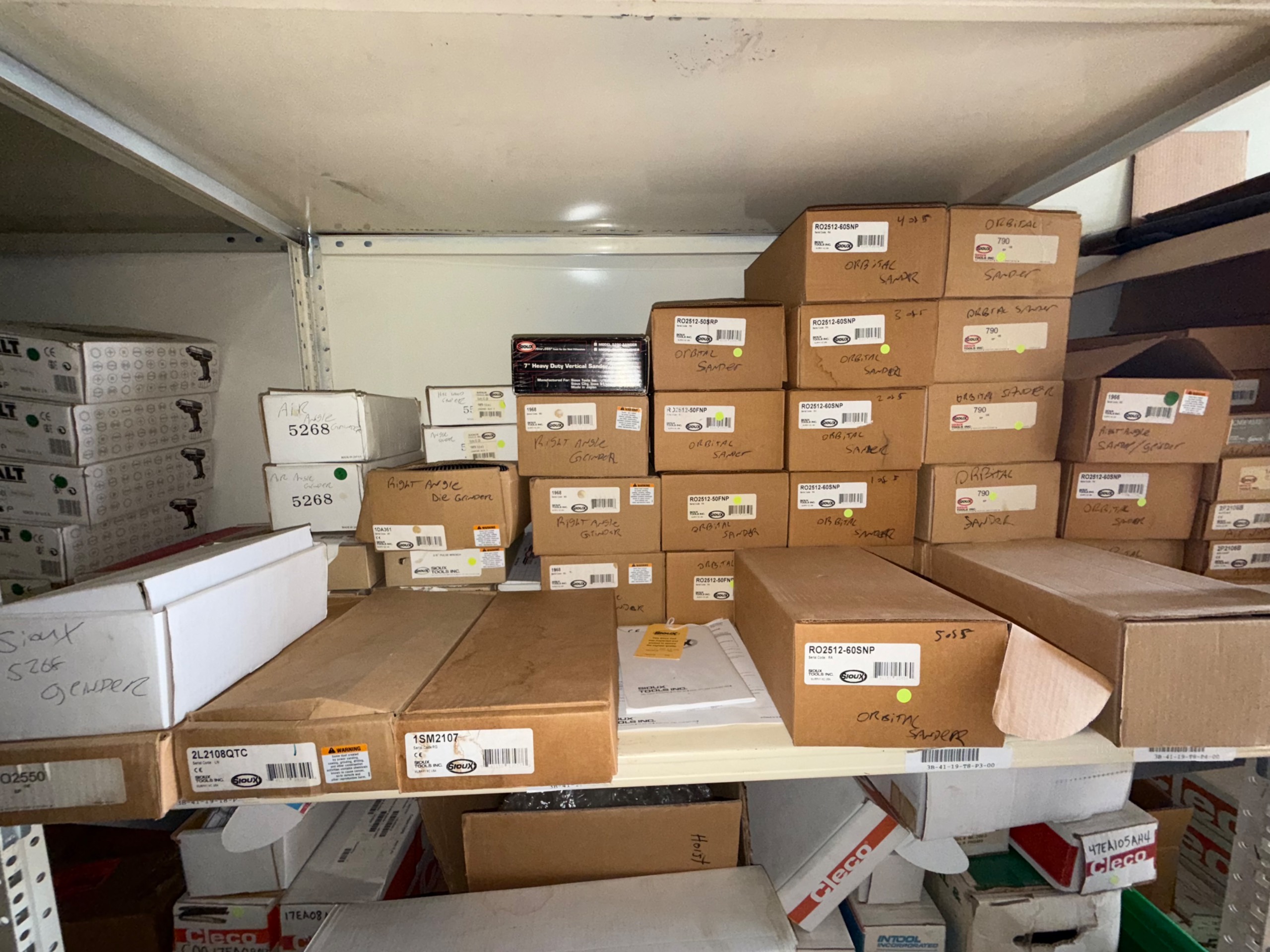 BULK INVENTORY OF INDUSTRIAL PARTS AND TOOLS - undefined