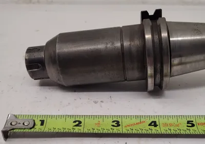 POLAND 7636-40 CAT40 TAPER TOOL HOLDER OAL: 8.5” GAUGE LENGTH: 3.75” ARBOR DIA: .75” - undefined