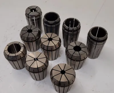 ERICKSON COLLETS - SET OF 10, VARIOUS SIZES: 7/32IN, 5/16IN, 1/4IN, 1IN, 29/64, 1/2IN, ETC. - undefined