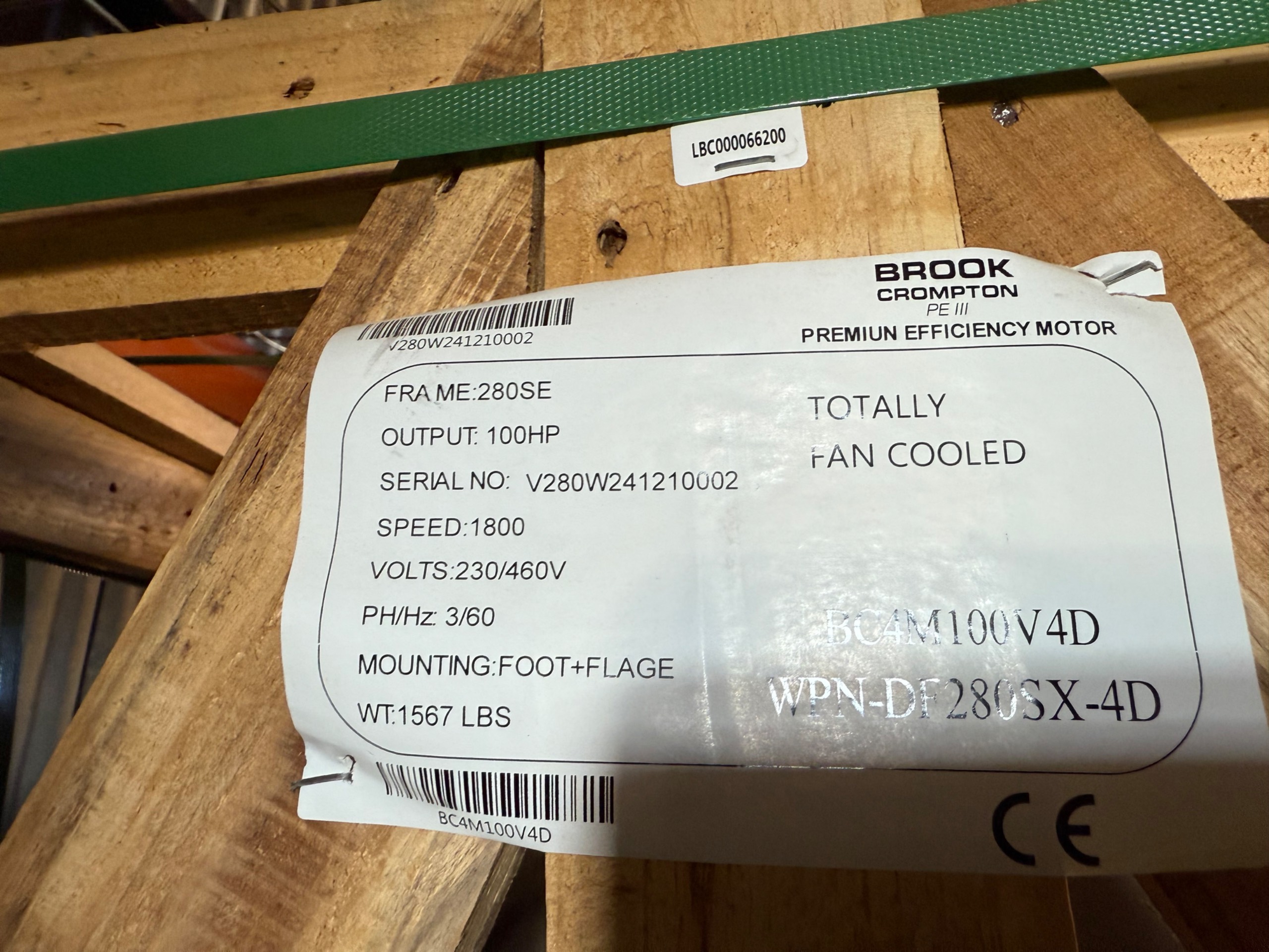 BROOK CROMPTON BC4M1004D AC MOTOR - undefined