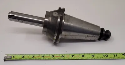 MAZAK ED 9 CAT 50 HOLDER - OAL: 9.75” PROJECTION: 5.5” BORE OUTER DIAMETER: 1” - undefined