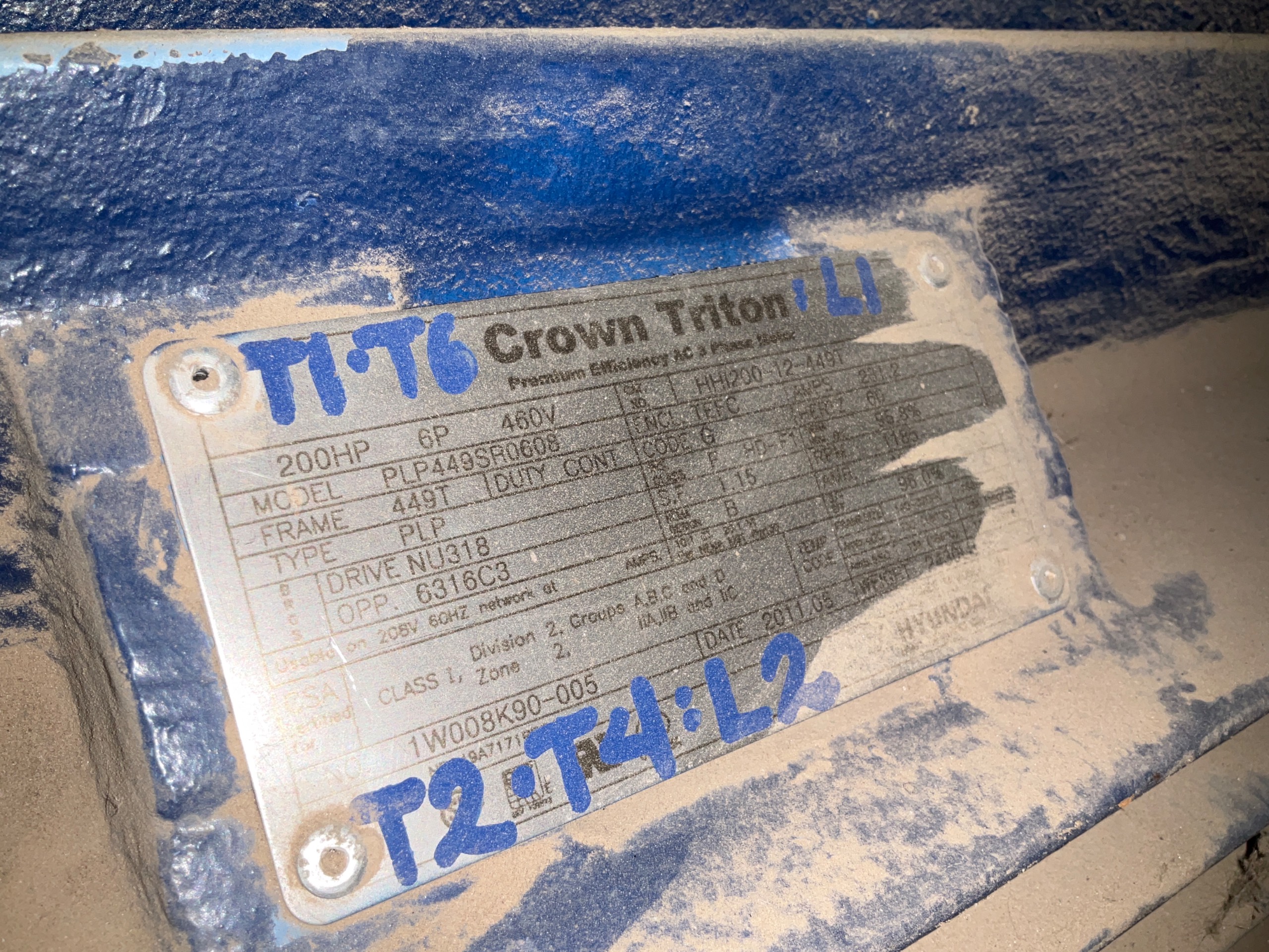 CROWN TRITON PLP449SR0608 AC MOTOR - undefined