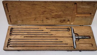 SCHERR TUMICO DEPTH GAUGE - MICROMETER 5" BASE 0-10" - undefined