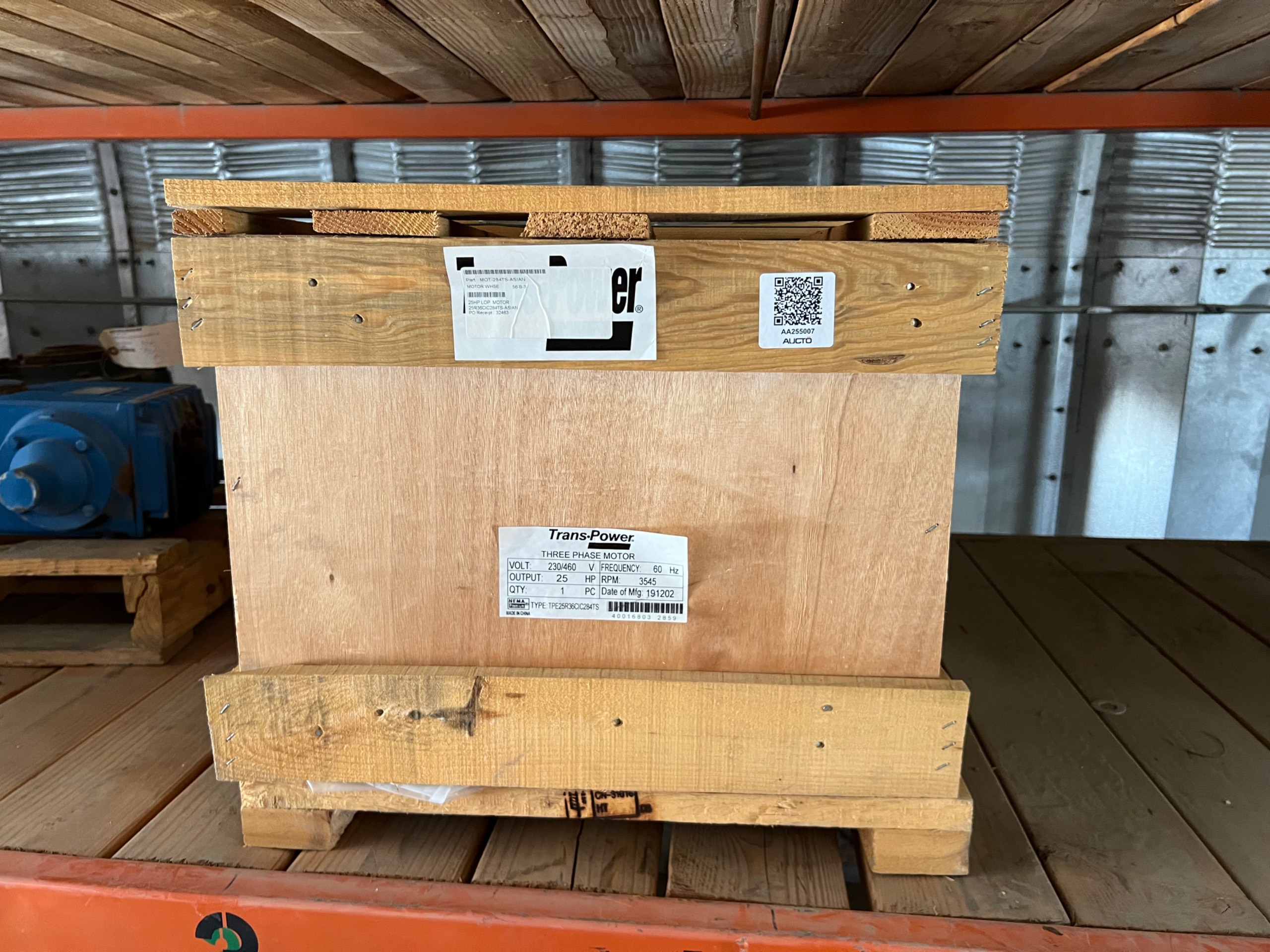 TRANS•POWER TPE25R36CIC284TS AC MOTOR - undefined
