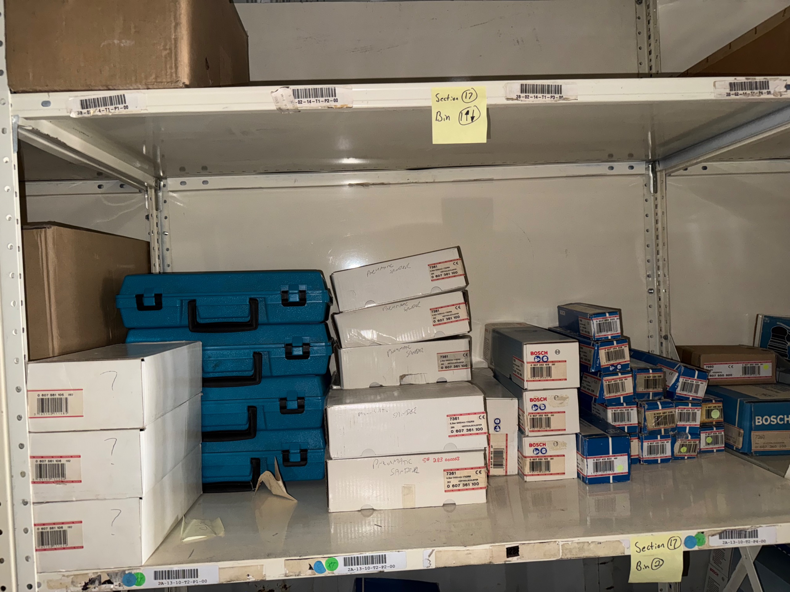BULK INVENTORY OF INDUSTRIAL PARTS AND TOOLS - undefined