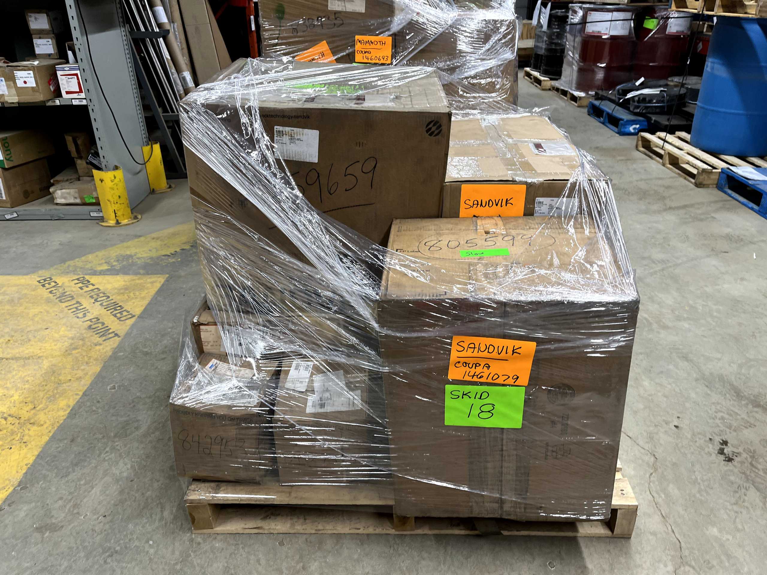 BULK LIST OF SANDVIK PARTS FOR DD420-40C JUMBO AND PEGASUS DRILL - undefined