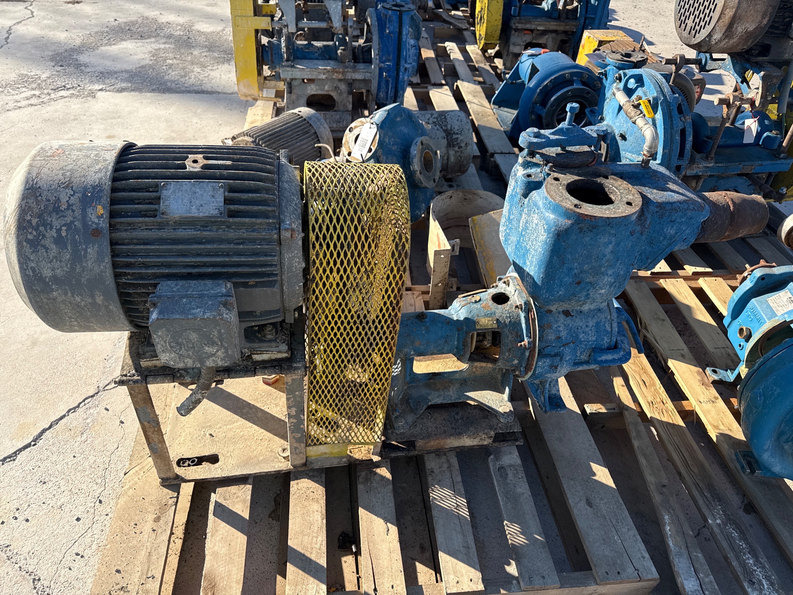 PUMP & 15 HP MOTOR ASSEMBLY - undefined