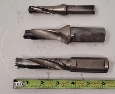 ISCAR INDEXABLE DRILLS - SET OF 3 (4.37", 5", 5.75" OAL) - 2 FLUTES EACH - undefined